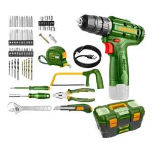 Taladro Atornillador Inalámbrico Jadever 10mm 12v Bat Y Acc