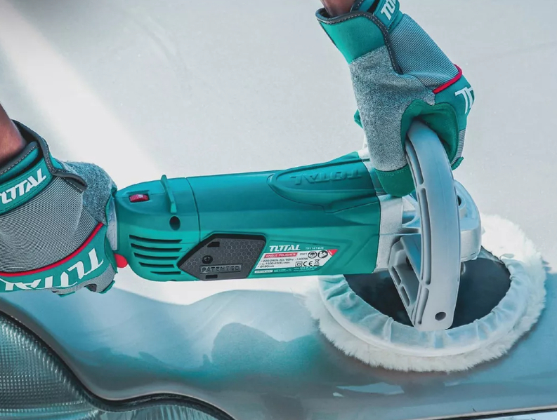 Lustra Pulidora Angular Inalámbrica Total Motor Sin Carbones - 7 Pulgadas, 180mm - Velocidad Variable - No Incluye Batería Ni Cargador - Tapli2018 Turquesa - Imagen 2