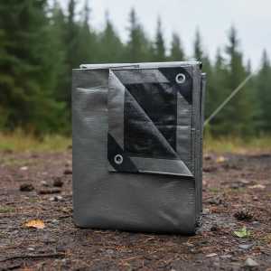 Lona Reforzada Con Protección Uv Gris 6x5 Metros Jadever