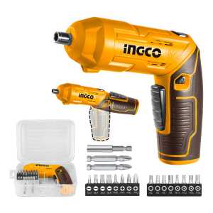 Atornillador Inalámbrico Ajustable Con Accesorios Ingco Nara