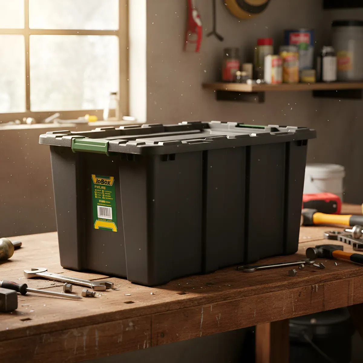 Contenedor Plastico Apilable 55l Jadever Jdtb3355 - Imagen 2