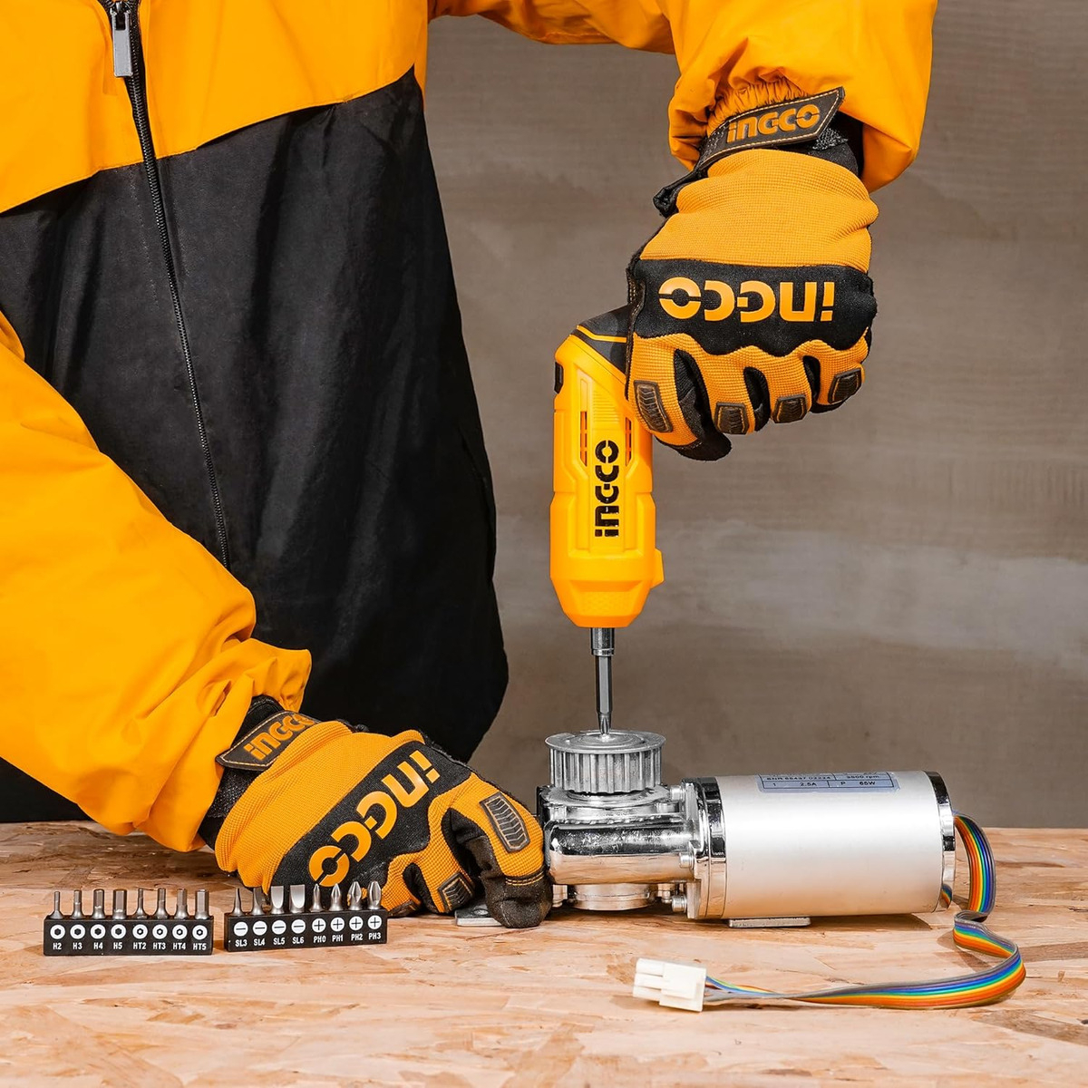 Atornillador Inalámbrico Ajustable Con Accesorios Ingco Nara - Imagen 7