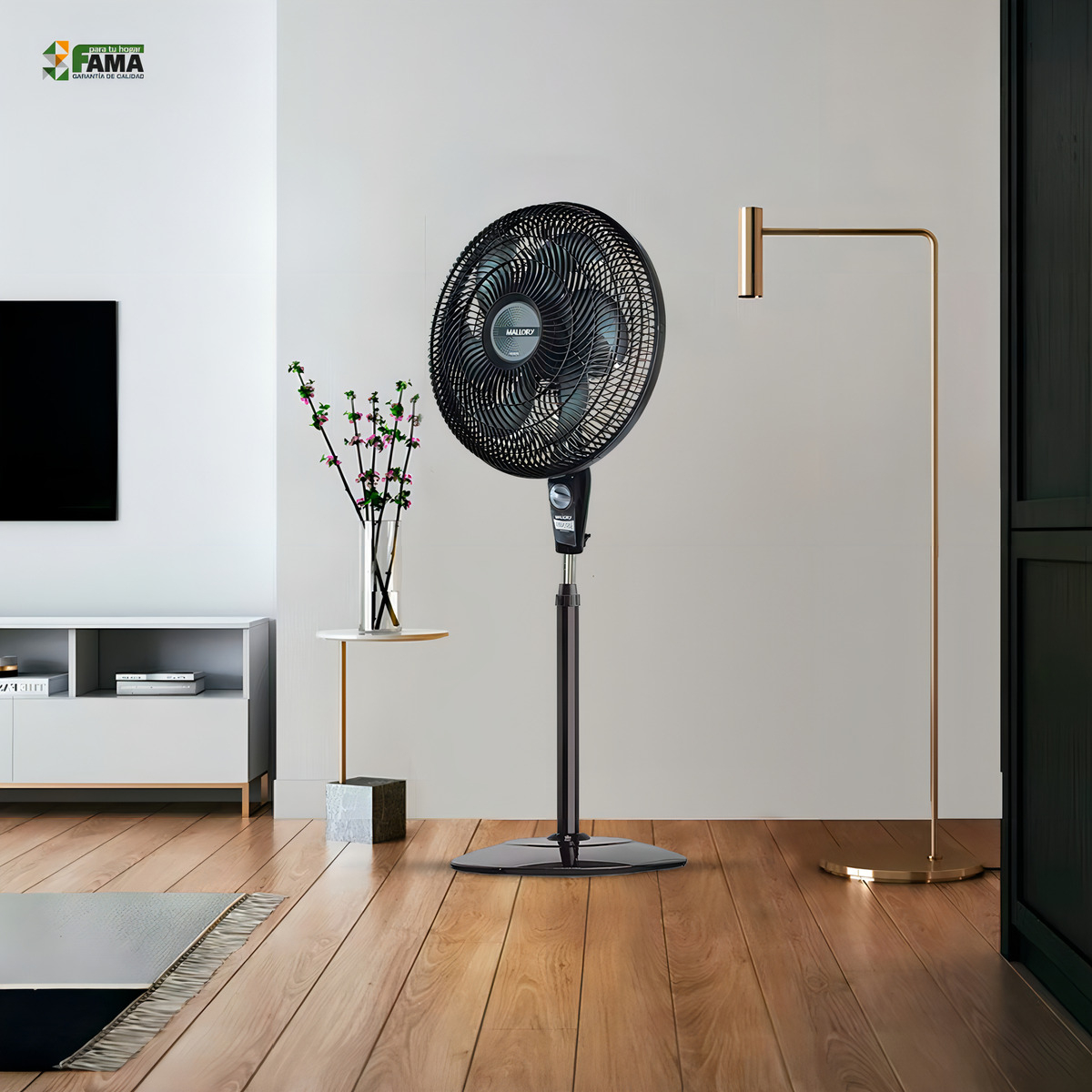 Ventilador De Pie 6 Aspas 18'' Mallory Potente Y Silencioso - Imagen 4