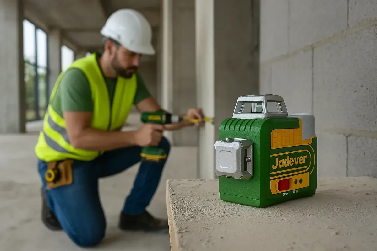 Nivel Láser Verde 3d Jadever Jlde8m12 Preciso Y Potente 12v - Imagen 3