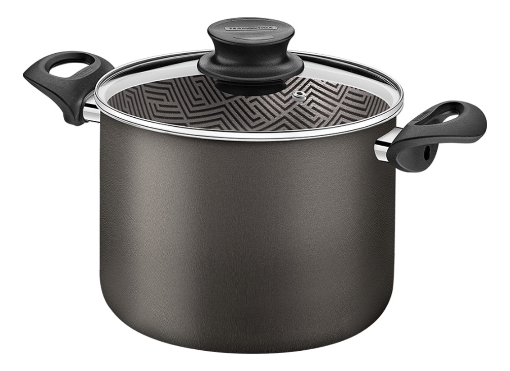 Juego De Bateria Antiadherente Tramontina Paris 7 Pz - Negro - Imagen 2