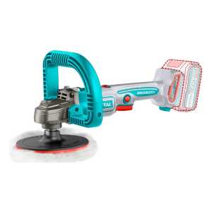 Lustra Pulidora Angular Inalámbrica Total Motor Sin Carbones - 7 Pulgadas, 180mm - Velocidad Variable - No Incluye Batería Ni Cargador - Tapli2018 Turquesa