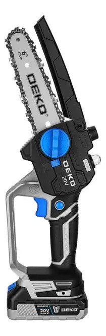 Mini Motosierra Inalámbrica 20v Batería Y Maletín Deko 6'' - Imagen 2