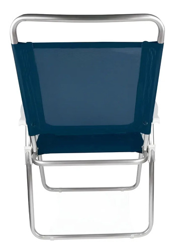 Silla De Playa Master Plus De Aluminio 2112 Blue Mor - Imagen 3
