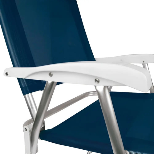 Silla De Playa Master Plus De Aluminio 2112 Blue Mor - Imagen 4