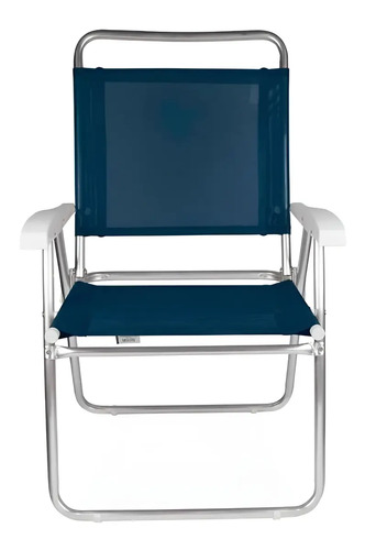 Silla De Playa Master Plus De Aluminio 2112 Blue Mor - Imagen 2