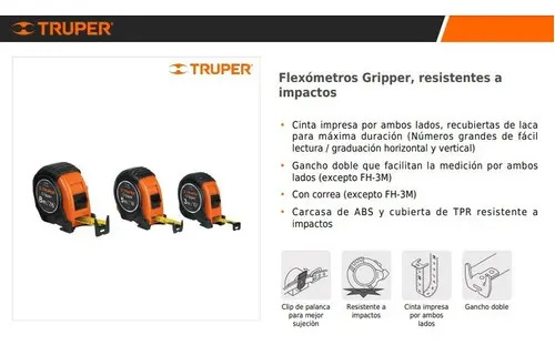 Cinta Métrica 3mt X 12mm Truper Resistente - Imagen 4