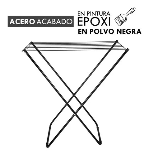 Tendedero Slim Mor De Pie Piso Plegable En Acero 5.2mt - Imagen 4