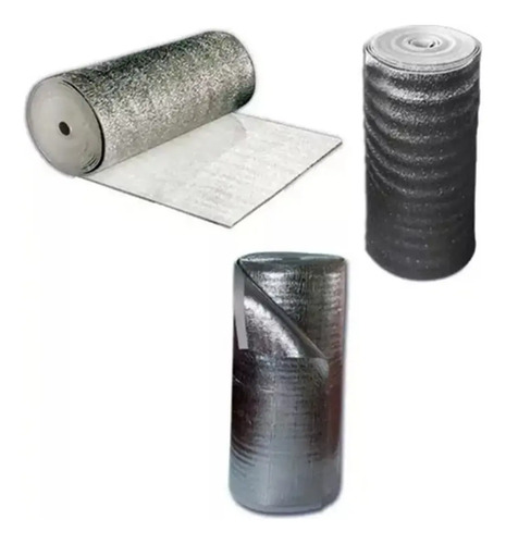 Aislante Espuma Termica Poliestileno Con Aluminio 5mm X 20m2 - Imagen 2