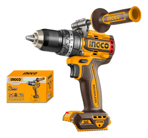 Taladro Atornillador Percutor Inalambrico 96nm Ingco
