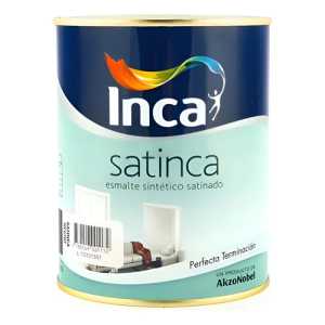 Esmalte Sintetico Satinca Blanco 4lt. Acabado Satinado