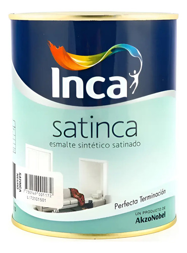 Esmalte Sintetico Satinca Blanco 4lt. Acabado Satinado