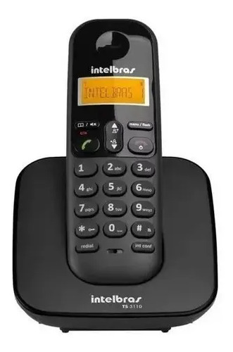 Teléfono Inalámbrico Intelbras Ts 3110 Blanco O Negro - Imagen 7