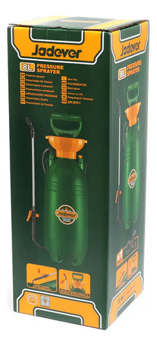 Pulverizador A Presión Jadever De 8 Litros 2,5 Bar Jdrs1580 - Imagen 2