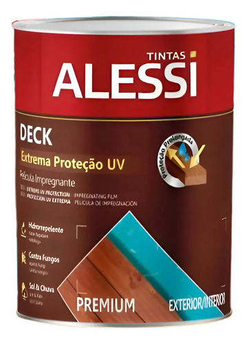 Protector De Madera Extrema Proteccion Uv 0.9 Litros Alessi