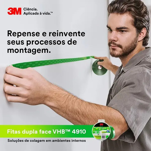 Cinta Doble Faz 3 M Vhb 19 Mm X 5 M 4910 - Imagen 5