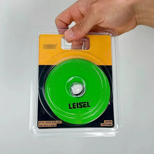 Set De 3 Disco De Corte Ultra Fino De Vidrio 100mm Maria - Imagen 8
