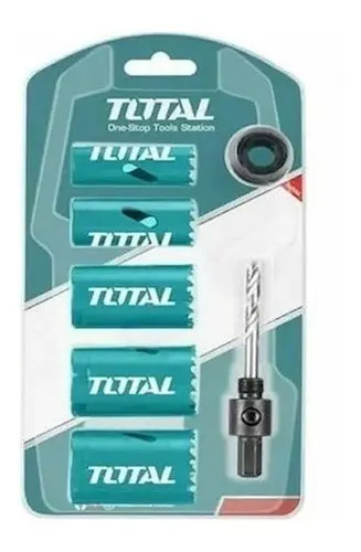 Juego 7 Mechas Bimetal Copa Madera Metal Pvc Total Tacsh1071 - Imagen 4