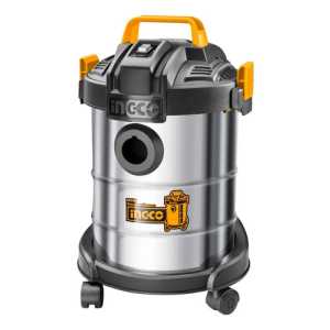 Aspiradora 12lt 800w Seco Humedo Ingco Vc14122 Plateado