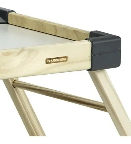 Bandeja Mesa Desayunador Tramontina Madera De Pino 47 X 27cm - Imagen 5