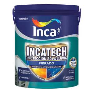 Impermeabilizante Para Techos Incatech Fibrado 4kg Inca