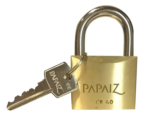 Candado Bronce Acero 40mm Papaiz