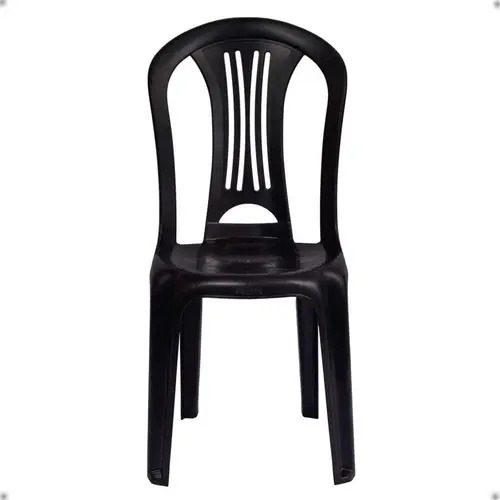 Silla De Bistró De Plástico - Mor - Color Negro - Imagen 5