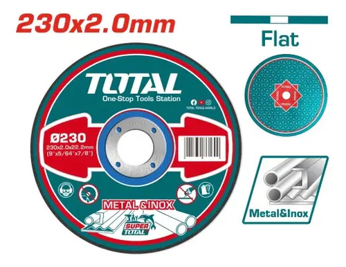 Disco Corte Abrasivos Metal 230mm X 2,0mm Total 9 Pul Acer Turquesa - Imagen 2
