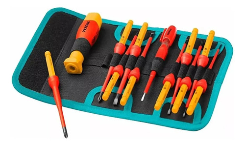 Set 12 Destornilladores Aislados 1000 V Total Electricista - Imagen 3