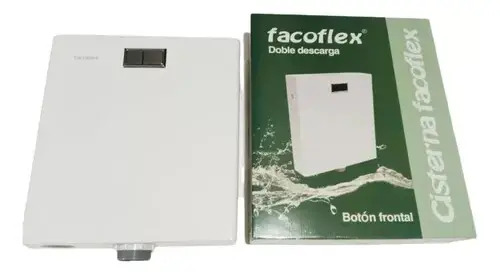 Cisterna Completa Doble Descarga Con Bajada Facoflex - Imagen 2