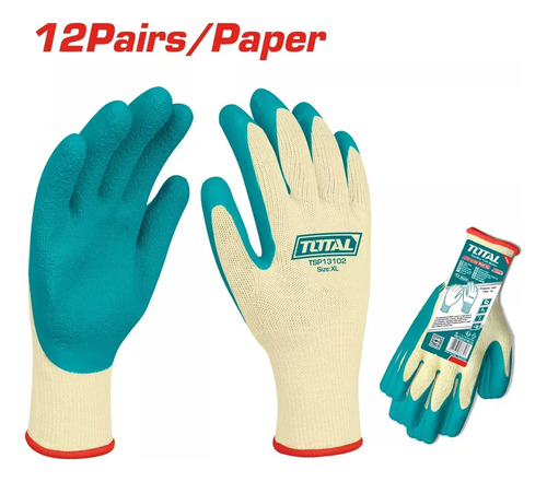 Guantes De Latex Para Cargas Pesadas Talle Xl Total Tsp13102 - Imagen 2