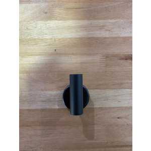 Percha De Metal Simple Negra