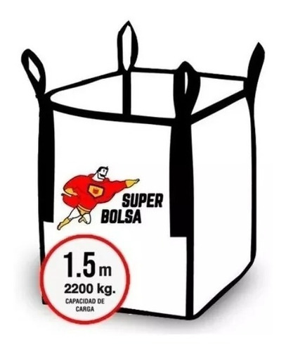 Super Bolsa Escombro 1mt2 1700kg - Ferreteria Maria - Imagen 3