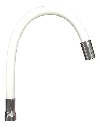 Pico Flexible Para Cocina Monocomando Blanco Snake Pa Blanco