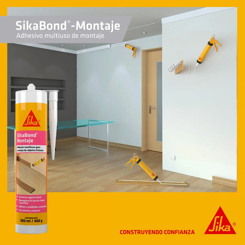 Adhesivo Blanco Sikabond Montaje 300 Cc - Maria - Imagen 4