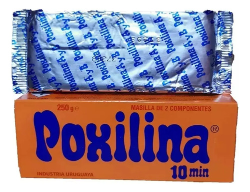Poxilina 70gr Masilla Bicomponente Pega En 10 Minutos - Imagen 3