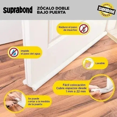 Zocalo Doble Suprabond 95cm Blanco - Imagen 3