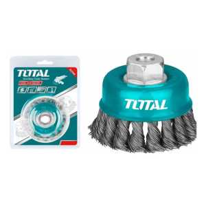 Cepillo De Alambre Trenzado Total - Para Amoladora - 75mm