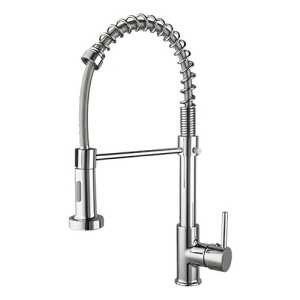 Grifo Canilla Monocomando 360o Cocina Baño Acero Inoxidable