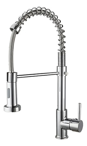 Grifo Canilla Monocomando 360o Cocina Baño Acero Inoxidable