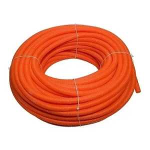 Rollo X 50 Metros De Caño Corrugado 20 Mm Naranja