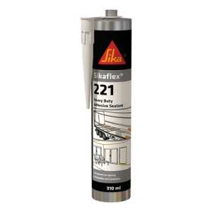 Sika Sikaflex 221 Sellador Adhesivo Poliuretanico Negro