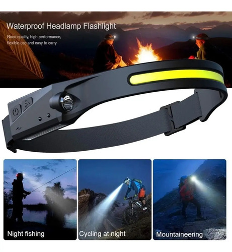 Linterna Frontal Luz Led Camping De Cabeza Maxwell Maria - Imagen 7