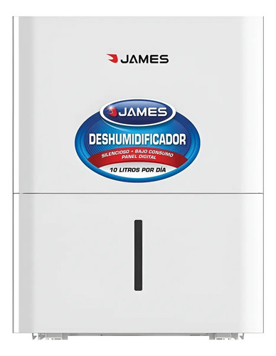 Deshumidificador James 10l Color Blanco 220v