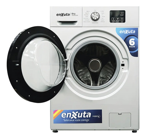 Lavarropa Enxuta 6 Kg Digital Silver Lenx0650ds 1000 Rpm Plateado - Imagen 2