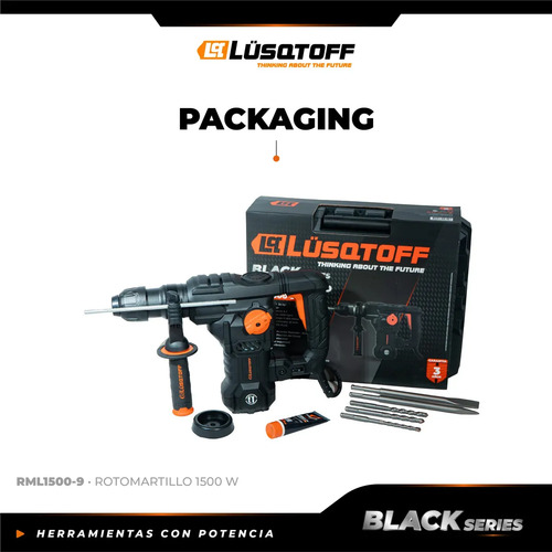 Rotomartillo Lusqtoff Rml1500-9 Percutor Sds Plus 1500w - Imagen 3